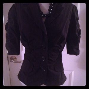 Black fitted blazer!