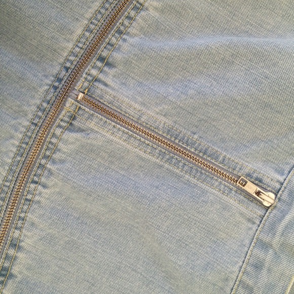 Marc Jacobs denim skirt with zippers! - Picture 3 of 4