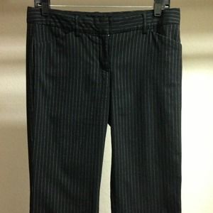 Express Editor Black pinstripe slacks