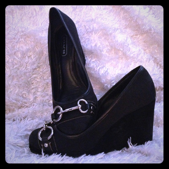 Coach wedge slip on