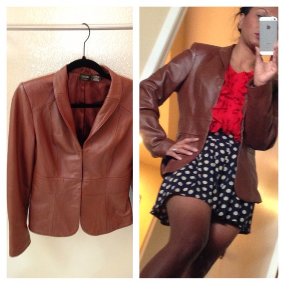 Leather Blazer