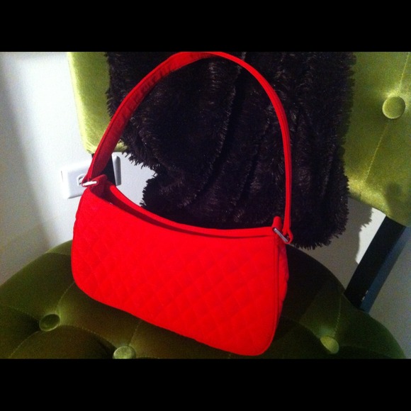 Vera Bradley quilted red handbag