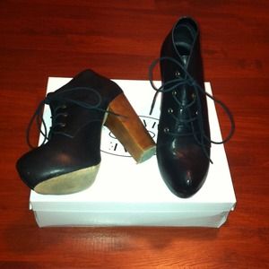 Steve Madden Craizie Black Leat