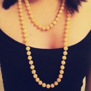 💛Happy yellow beads necklace💛