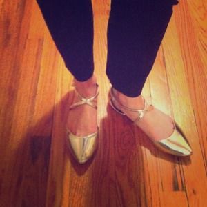 Reserved! Silver ASOS flats