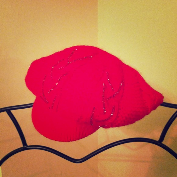 **SOLD** Red Knit Hat