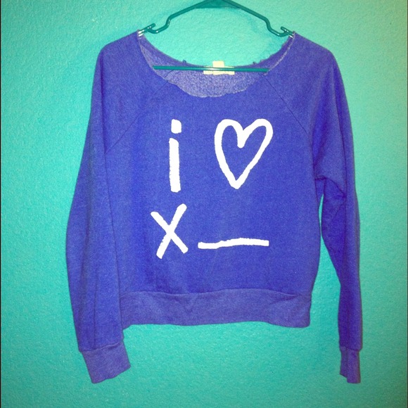 soft blue sweater