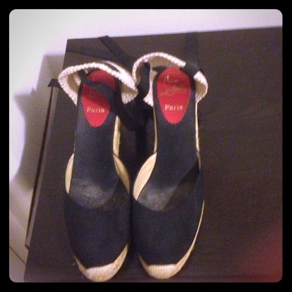 Sold in bundle -Christian Louboutin espadrilles