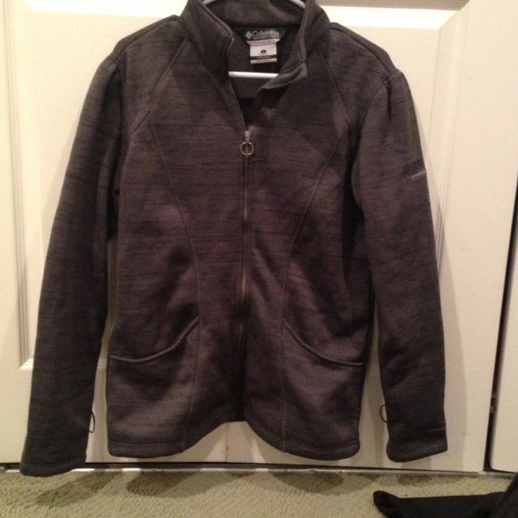 Columbia zip up titanium sweatshirt.