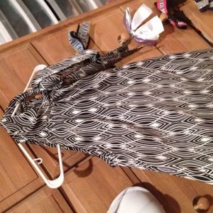 tie neck tank top silky