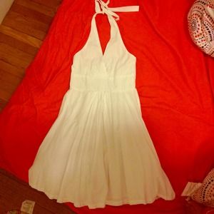 H&M Little White Halter Dress