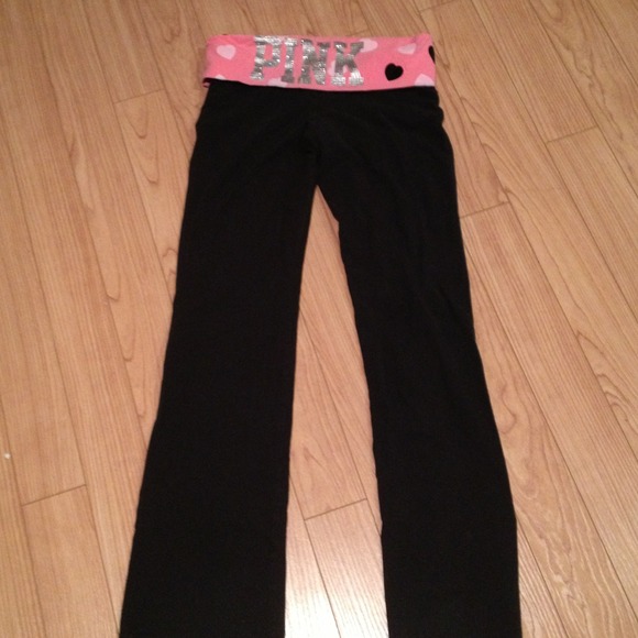 2 pairs Victoria secret boot cut yoga pants