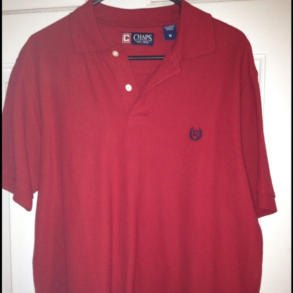 red Chaps polo