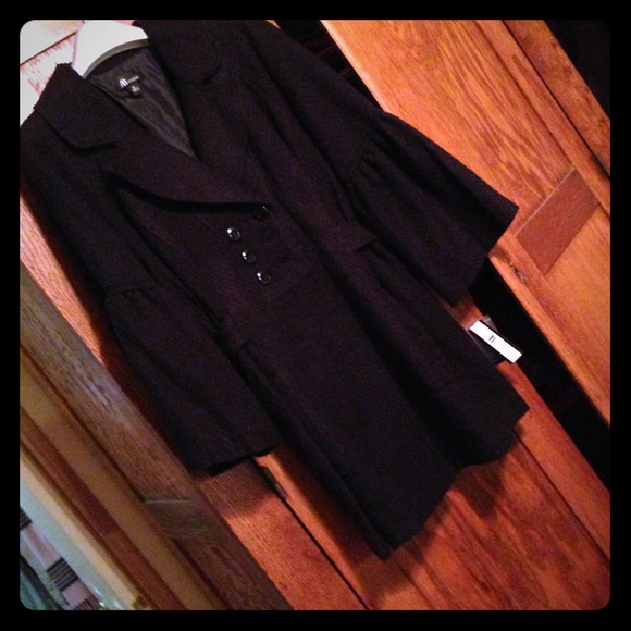 AB Studio Jackets & Blazers - NWT Black Jacket & cocoa body set 💢💢 TRADED