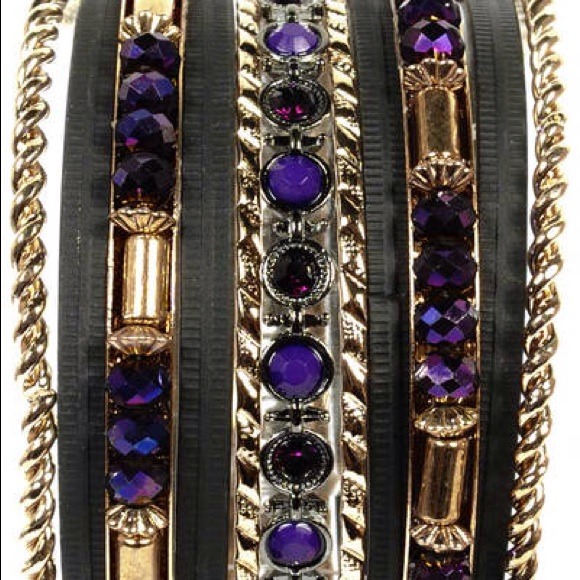 Set of Bohemian Style Bracelets. New