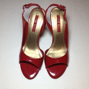 Nine West Red Pumps