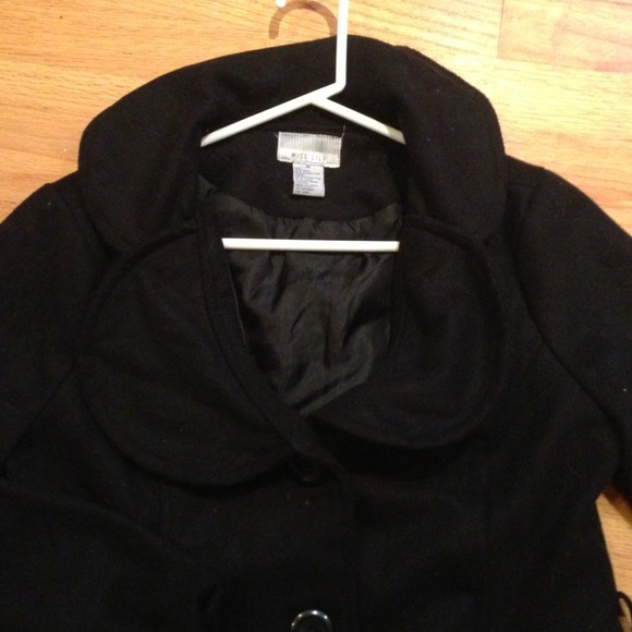 REDUCEDBlack Peacoat - Picture 2 of 3