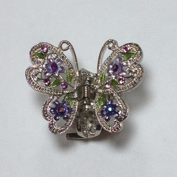 Butterfly Jewels Claw Clip