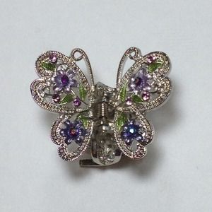 Butterfly Jewels Claw Clip