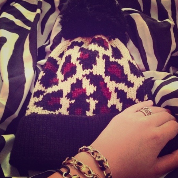 Cheetah beanie!!