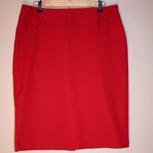 Red Pencil Skirt