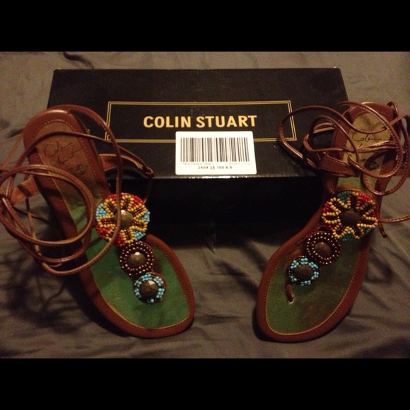 Colin Stuart Shoes - Colin Stuart Lace-Up Gladiator Sandals