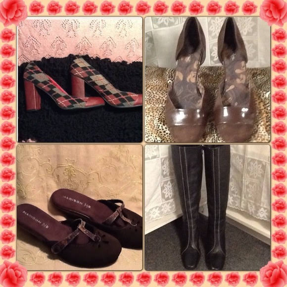 🌺Reserved🌺3 Pairs of Shoes & 1Pair of Boots