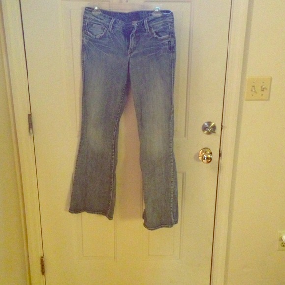 Silver jeans!