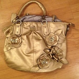 Fun gold metallic bag