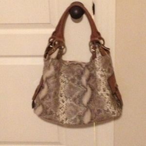 Jessica Simpson snakeskin purse