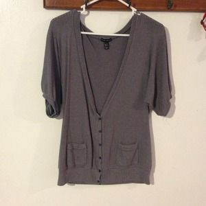 SOLD IN BUNDLE! Gray 3/4 sleeve cardigan