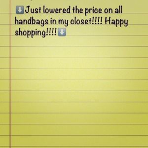 Handbag sale!!!