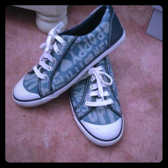 Coach poppy shoes 8.5 denim.