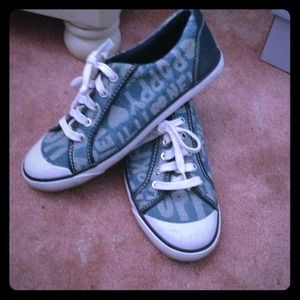 Coach poppy shoes 8.5 denim.