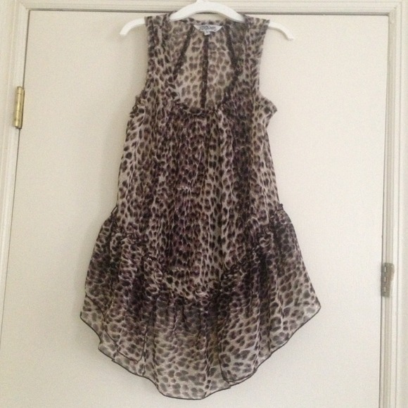Tops - 💢TRADED💢leopard print tank