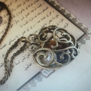 Jewelry - Retro Hollow Colorful Beads 3D Heart Necklace NEW Jewelry - Retro Hollow Colorful Beads 3D Heart Necklace NEW