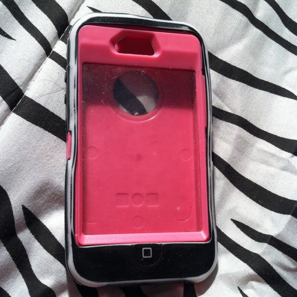 Pink zebra IPhone 4 case