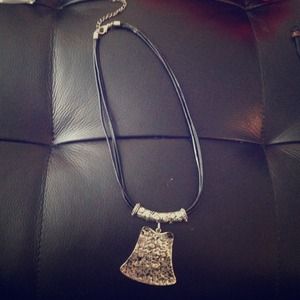 Stainless steel necklace.