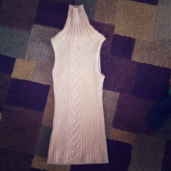 Turtleneck tank.