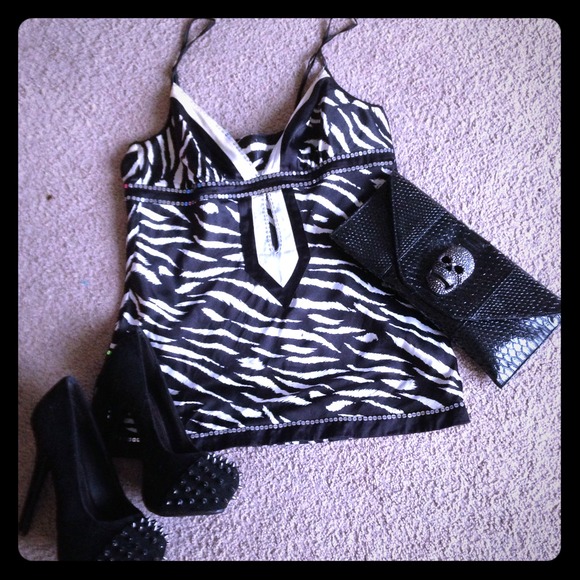 Bebe zebra shirt