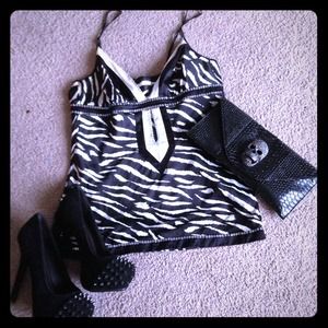 Bebe zebra shirt