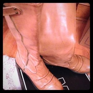 Tall tan boots by MIA