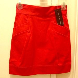 @luckybaxter Red French Connection Skirt (NWT)