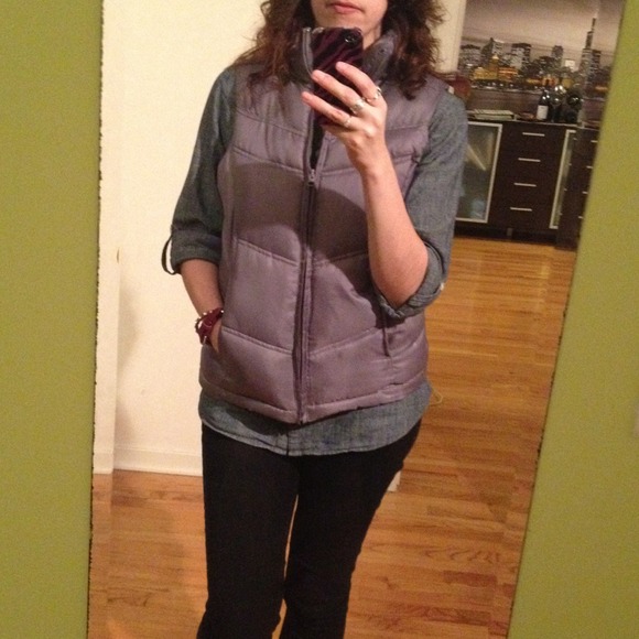 Merona Jackets & Coats - ⚡SOLD⚡Slate gray puffy vest Merona Jackets & Coats - ⚡SOLD⚡Slate gray puffy vest
