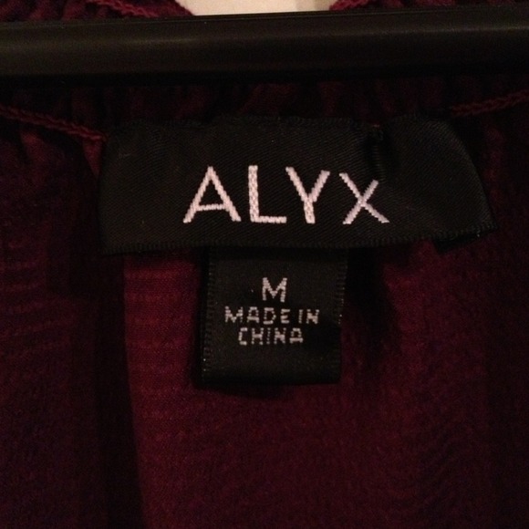 🚫SOLD🚫Jewel Toned Purple Tie Neck 3/4 Sleeve Top - Picture 2 of 3