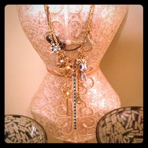 Betesy Johnson winter necklace