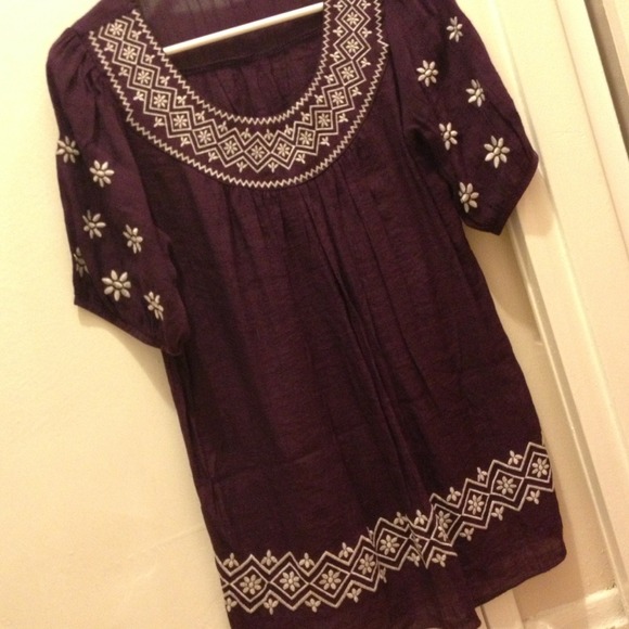 Dark Purple Long Shirt / Tunic