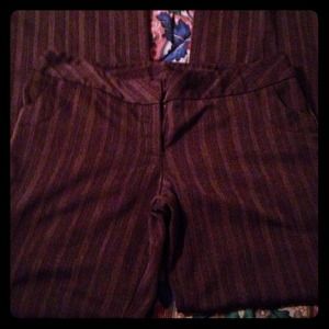 Brown dress pants