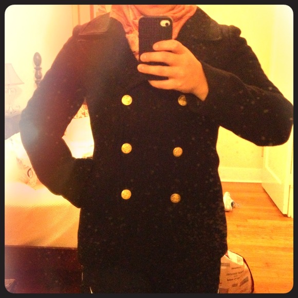 Black Pea Coat