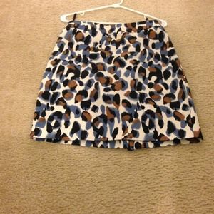 Leopard pencil Skirt